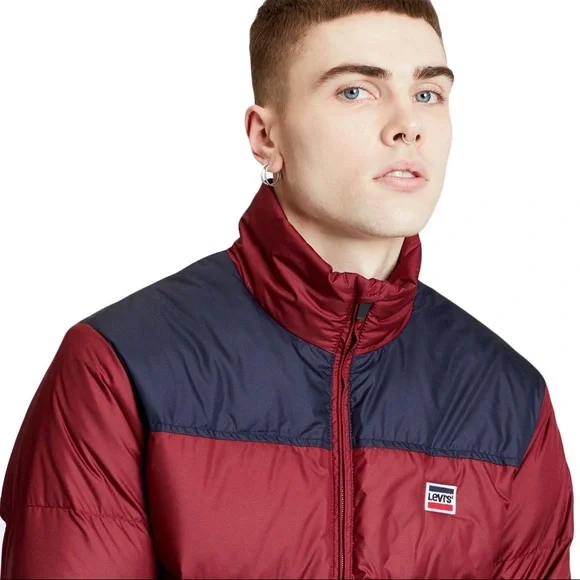LEVI'S RETRO 90S INDIE PUFFER DOWN JACKET - Picture 2 of 13